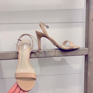 Mia strapped nude shoes